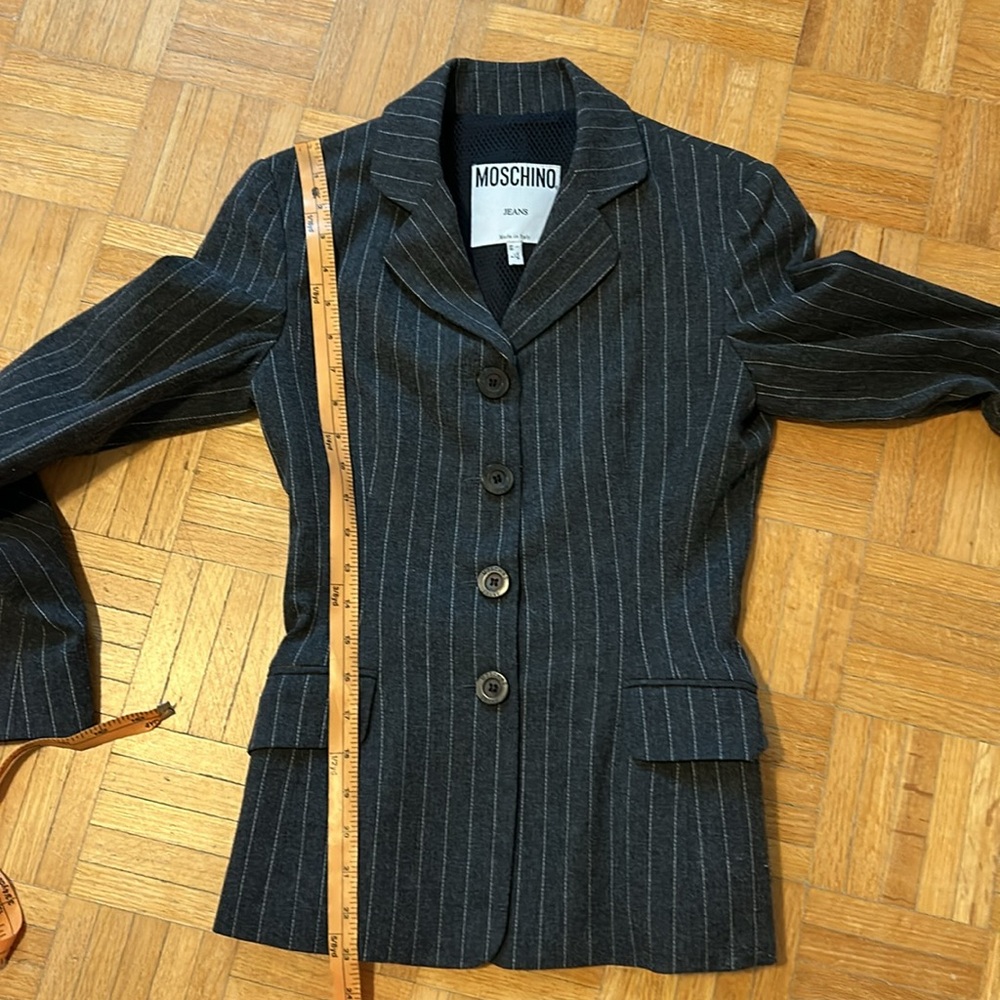 Moschino.  Pinstripe Women's Blazer - Picture 5 of 16
